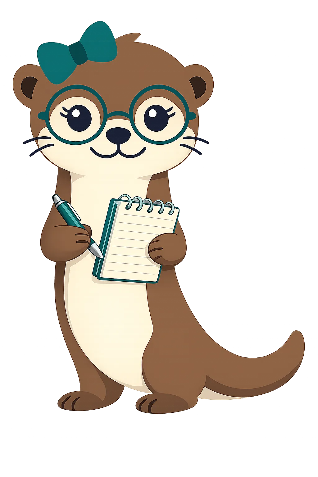 Zyla mascot holding a notepad for workflow planning